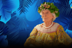 Michèle de Chazeaux, la voix et la mémoire de la Polynésie, gardienne de centaines d'histoires Michèle de Chazeaux, la voix et la mémoire de la Polynésie, gardienne de centaines d'histoires